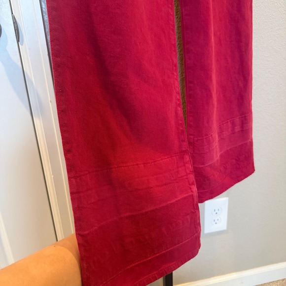 SIMKHAI Jude Straight Leg Jeans Cherry Women's Size 29 - Picture 6 of 13